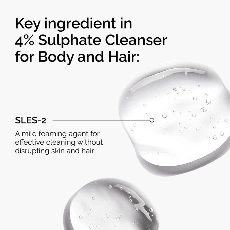 Sulphate 4% Cleanser for Body and Hair - Image 4