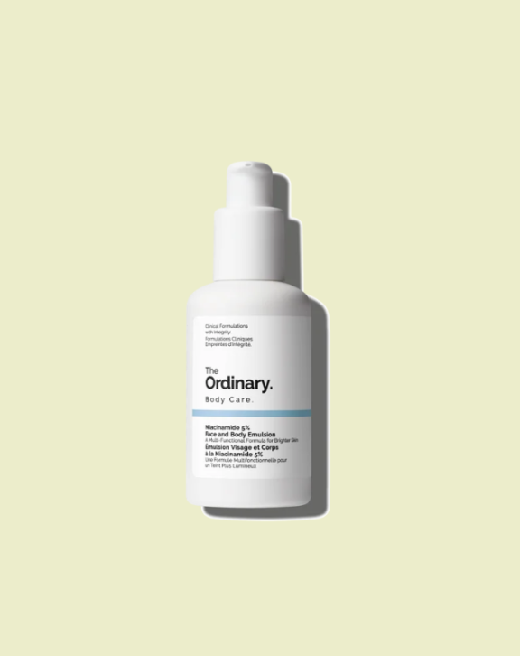 A lightweight emulsion for face and body, to help even the appearance of skin tone and reduce the appearance of dark spots. 