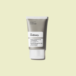 A Vitamin C brightening formula with HA spheres.